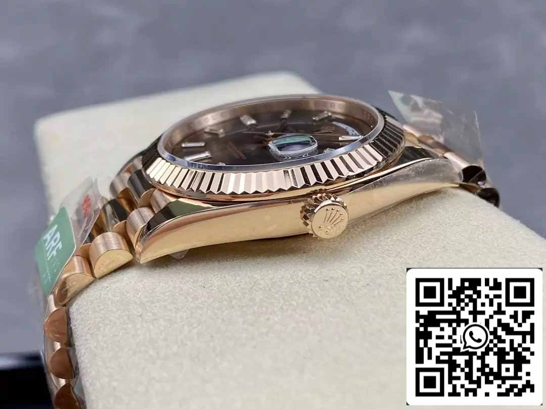 Rolex Day Date 40 M228235-0003 Cadran chocolat 1:1 Meilleure édition Mouvement AR Factory 3255