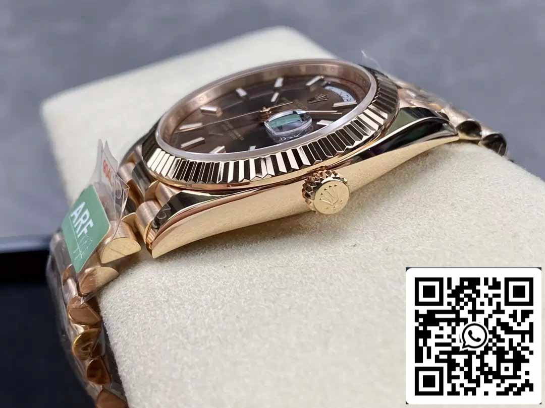 Rolex Day Date 40 M228235-0053 Cadran chocolat 1:1 Meilleure édition Mouvement AR Factory 3255