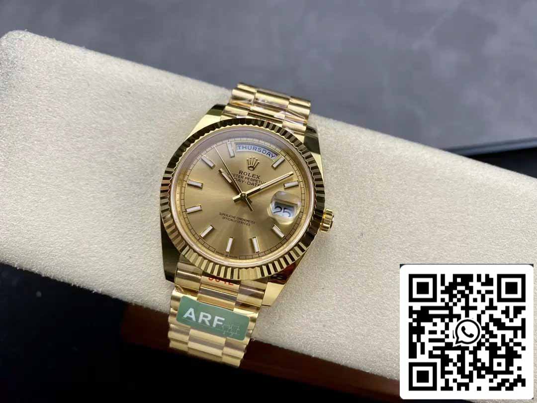 Rolex Day Date 40 M228238-0003 Cadran en or jaune 1:1 Meilleure édition Mouvement AR Factory 3255