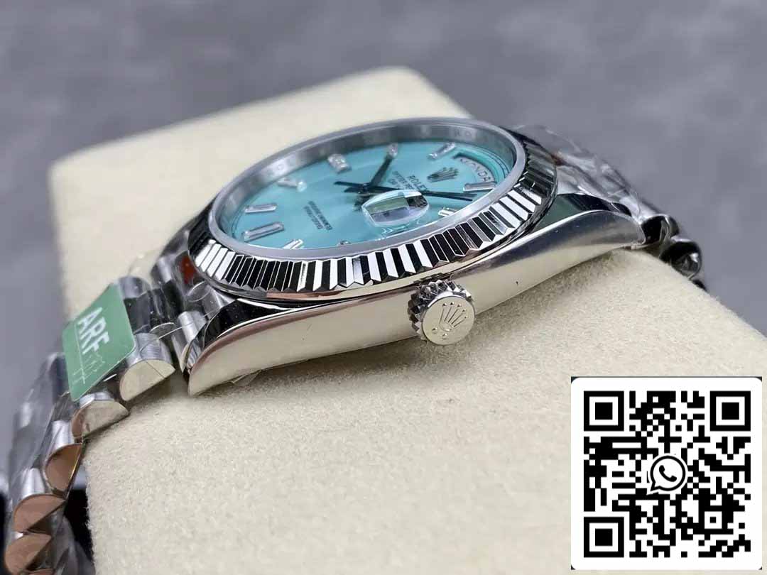 Rolex Day Date 40 M228236-0006 Cadran Tiffany 1:1 Meilleure édition Mouvement AR Factory 3255