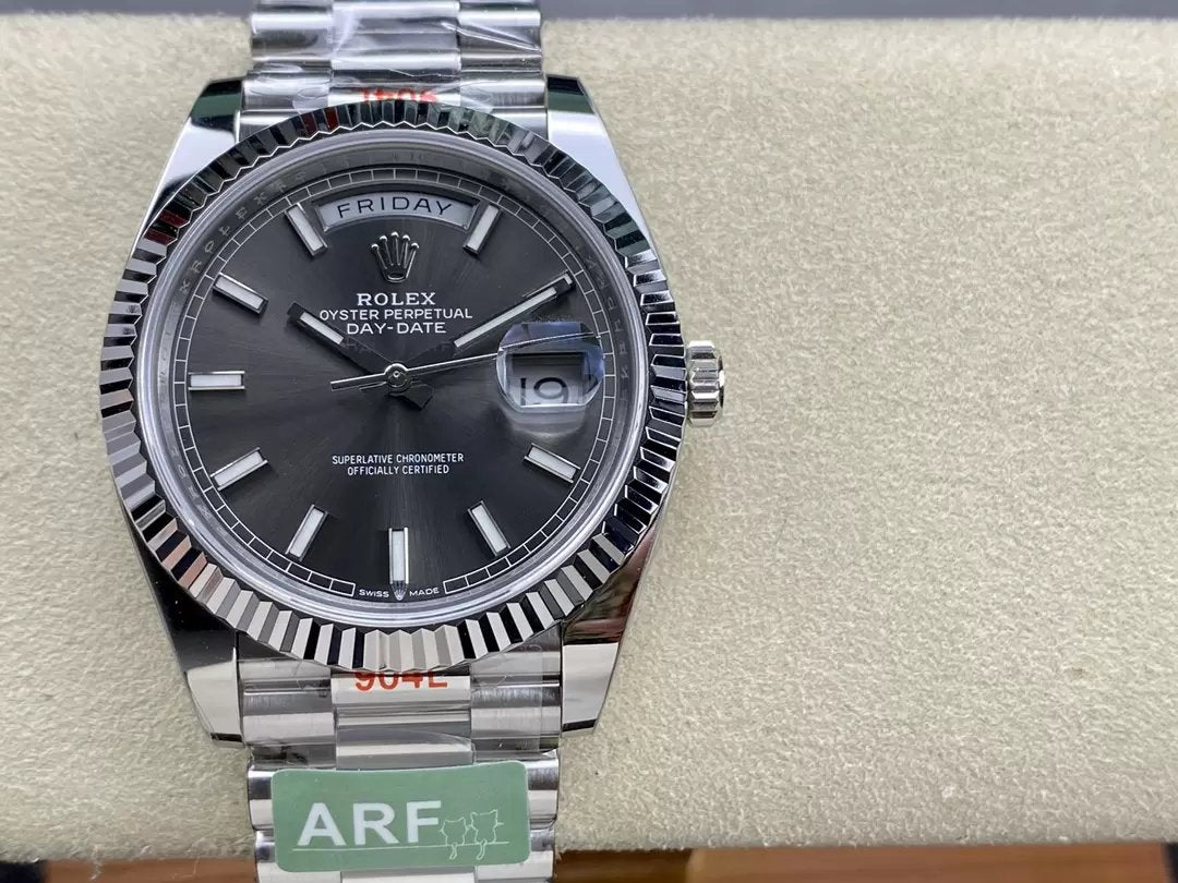 Rolex Day Date 40 M228239-0060 Cadran gris 1:1 Meilleure édition Mouvement AR Factory 3255