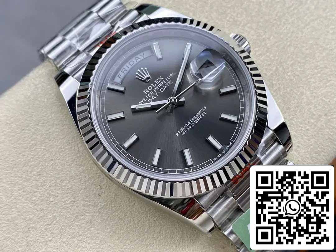 Rolex Day Date 40 M228239-0060 Cadran gris 1:1 Meilleure édition Mouvement AR Factory 3255