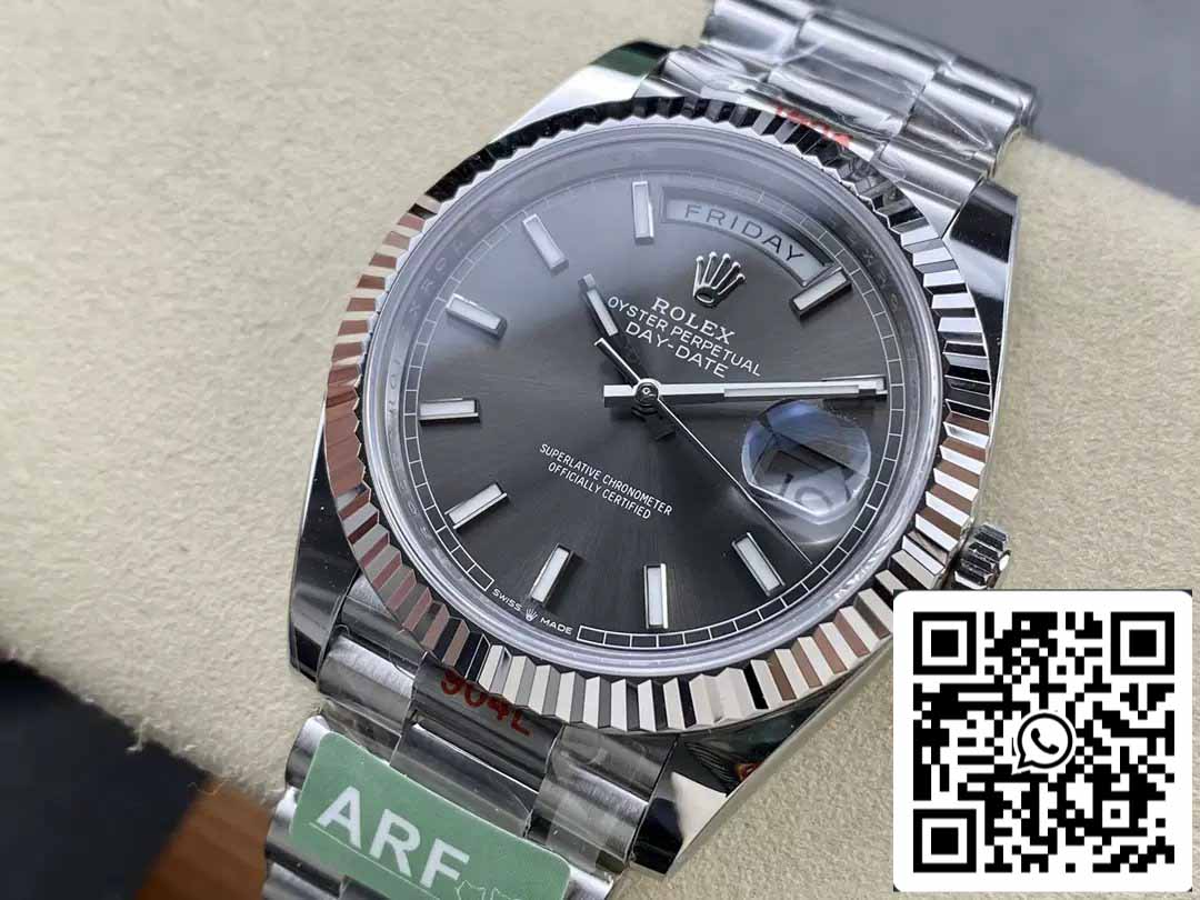 Rolex Day Date 40 M228239-0060 Cadran gris 1:1 Meilleure édition Mouvement AR Factory 3255