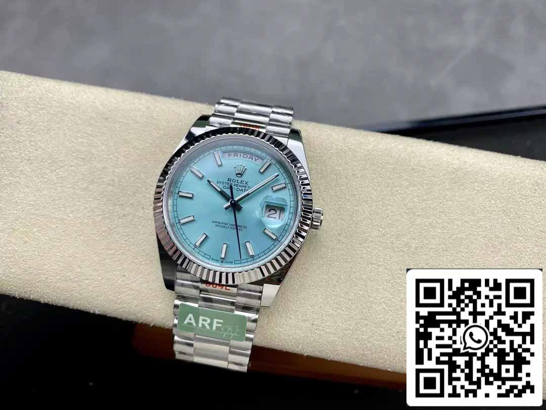 Rolex Day Date 40 M228236-0018 Cadran Tiffany 1:1 Meilleure édition Mouvement AR Factory 3255