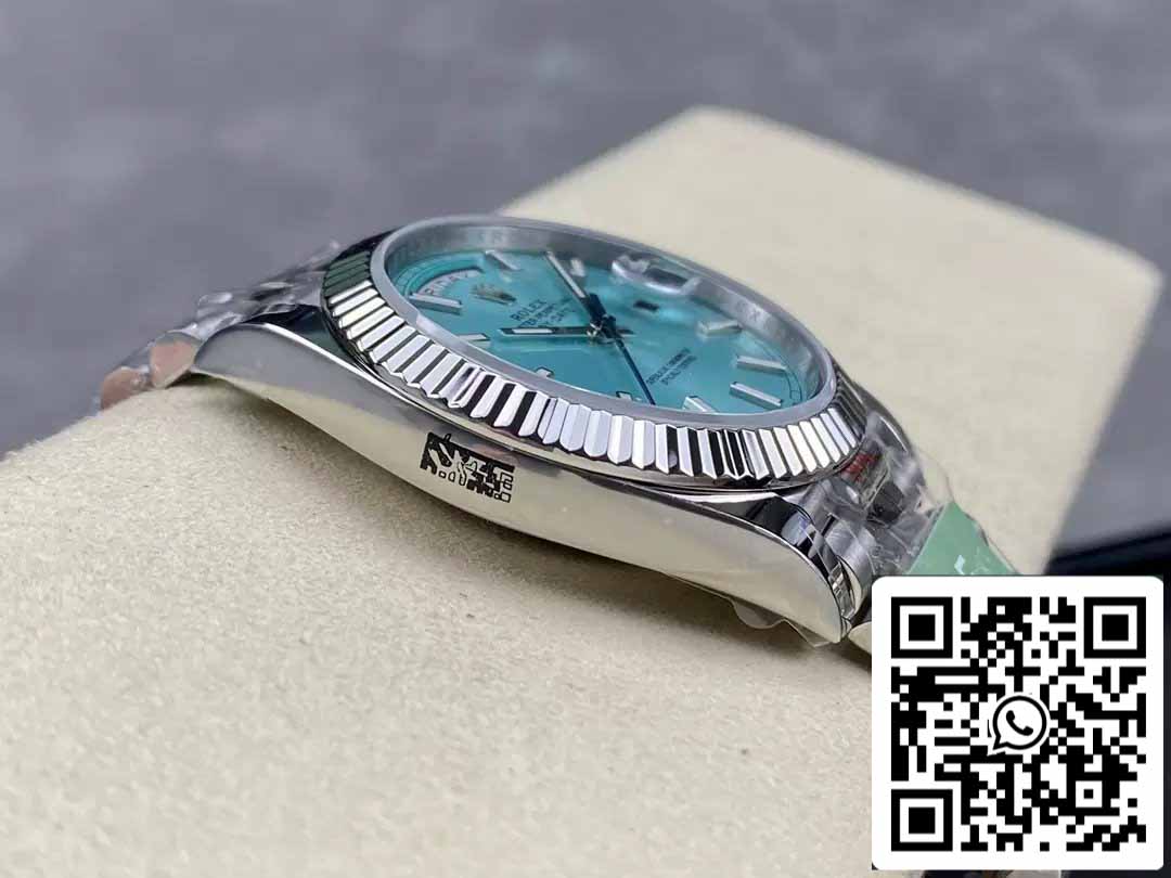 Rolex Day Date 40 M228236-0018 Cadran Tiffany 1:1 Meilleure édition Mouvement AR Factory 3255