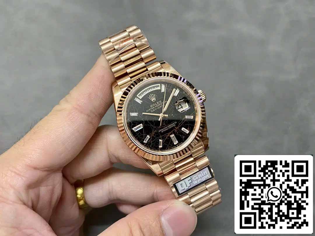 Rolex Day Date 40 M228235-0045 Eisenkiesel Diamond Dial1: 1 Meilleure édition QF Factory 183 grammes