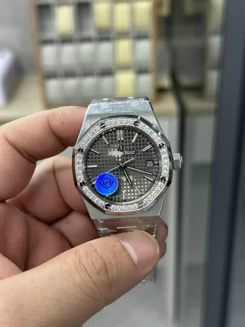 Audemars Piguet 15451ST.ZZ.1256ST.02 APS Factory 1:1 Meilleure édition Cadran gris