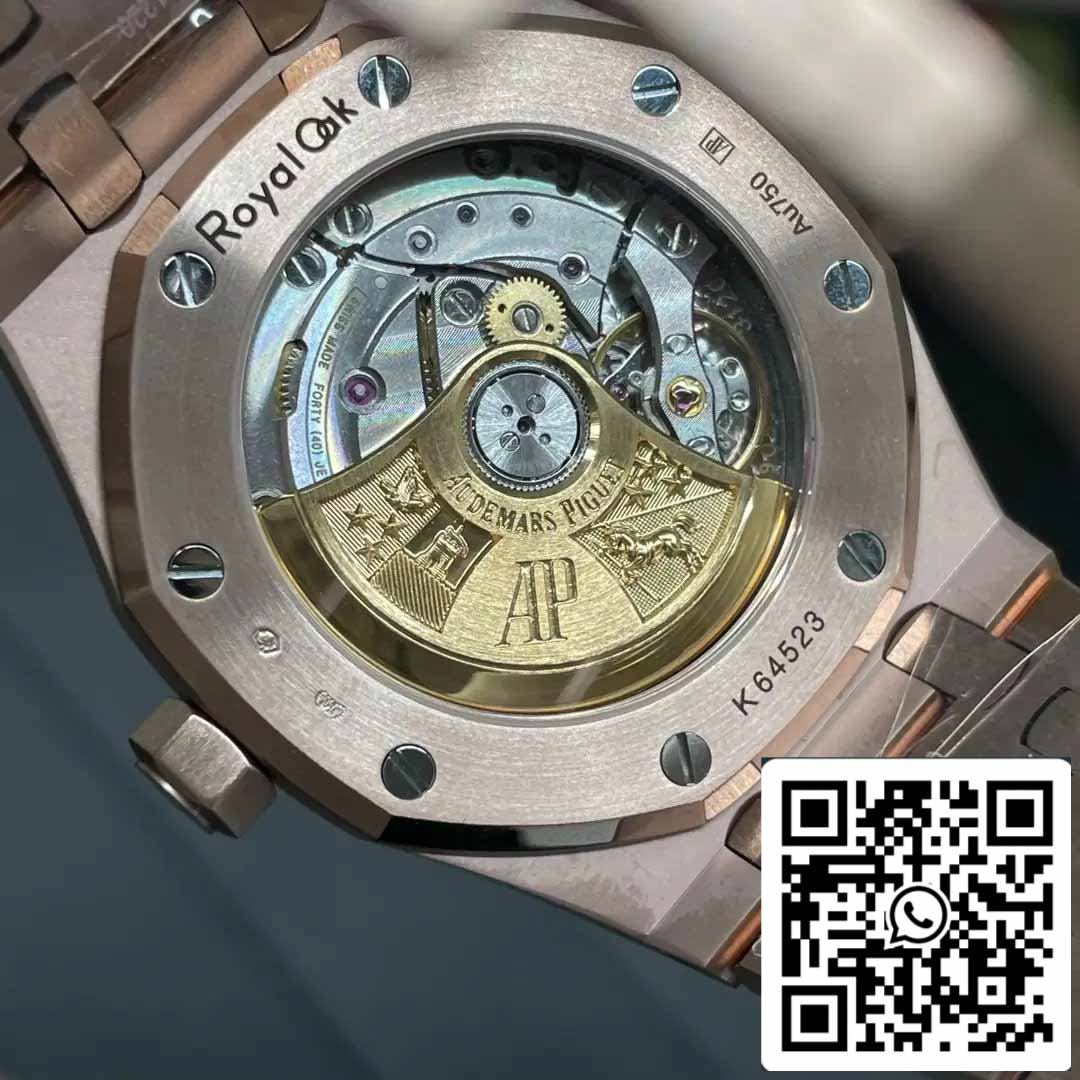 Audemars Piguet 15454OR.GG.1259OR.01 Frost Gold 1:1 best edition APS Factory White dial Rose gold