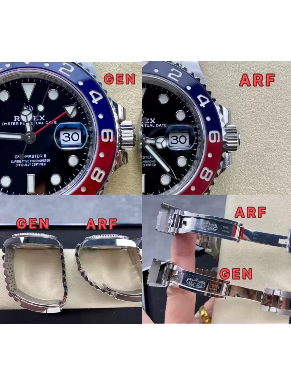 Rolex GMT Master II M126710BLRO-0001 Pepsi 1:1 Beste Edition von AR Factory V3 Upgrade