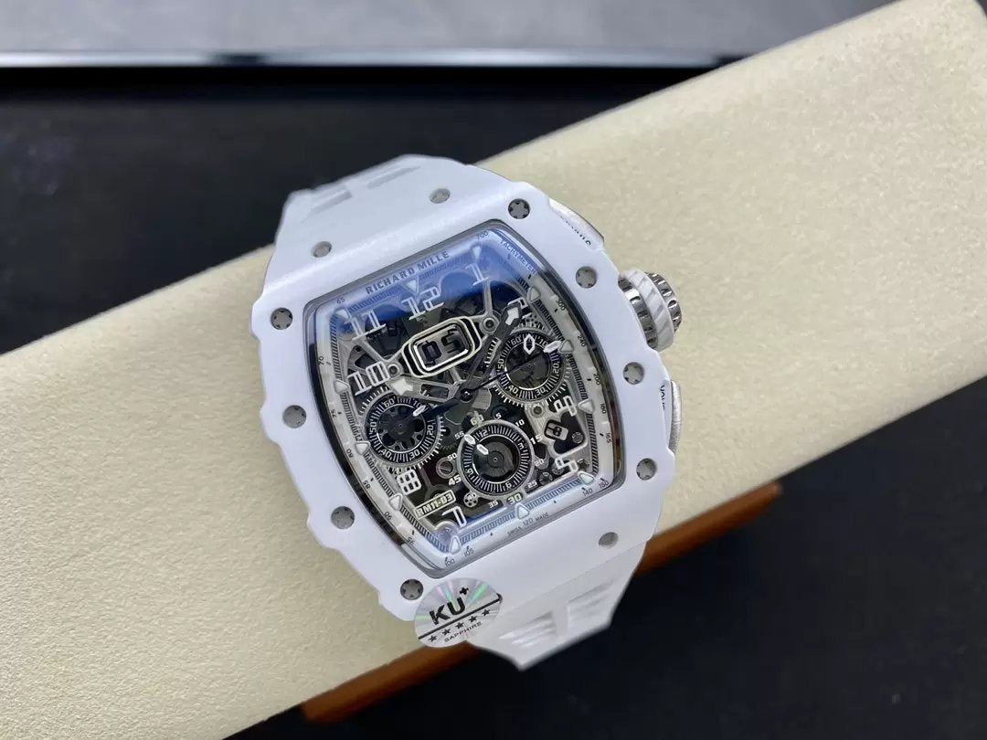 Richard Mille RM11-03 Meilleure édition KU+ Factory [KV - V5] Version Carbone Blanc 