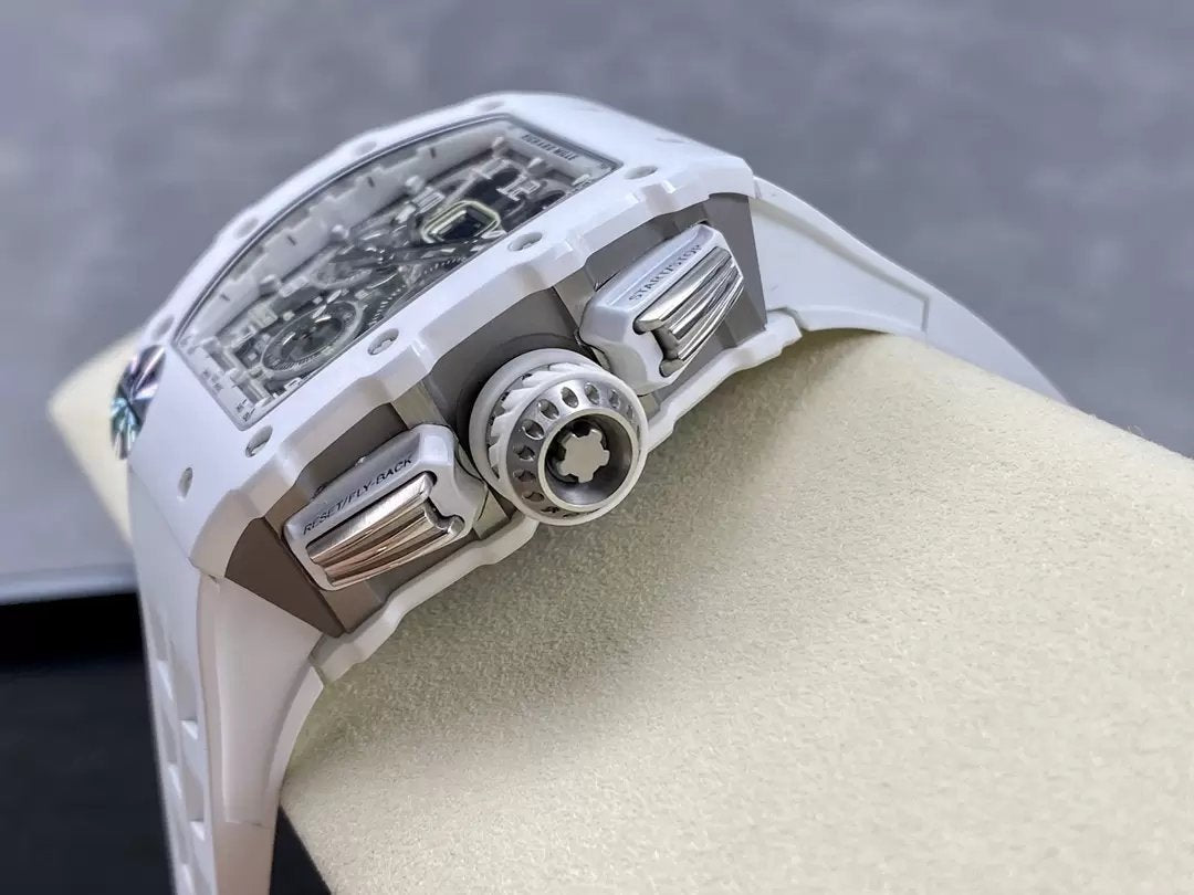 Richard Mille RM11-03 Meilleure édition KU+ Factory [KV - V5] Version Carbone Blanc 