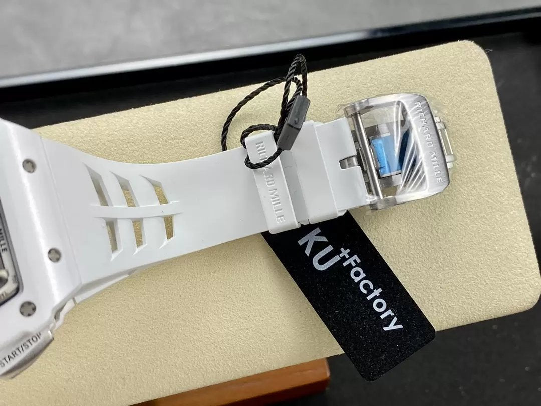 Richard Mille RM11-03 Meilleure édition KU+ Factory [KV - V5] Version Carbone Blanc 