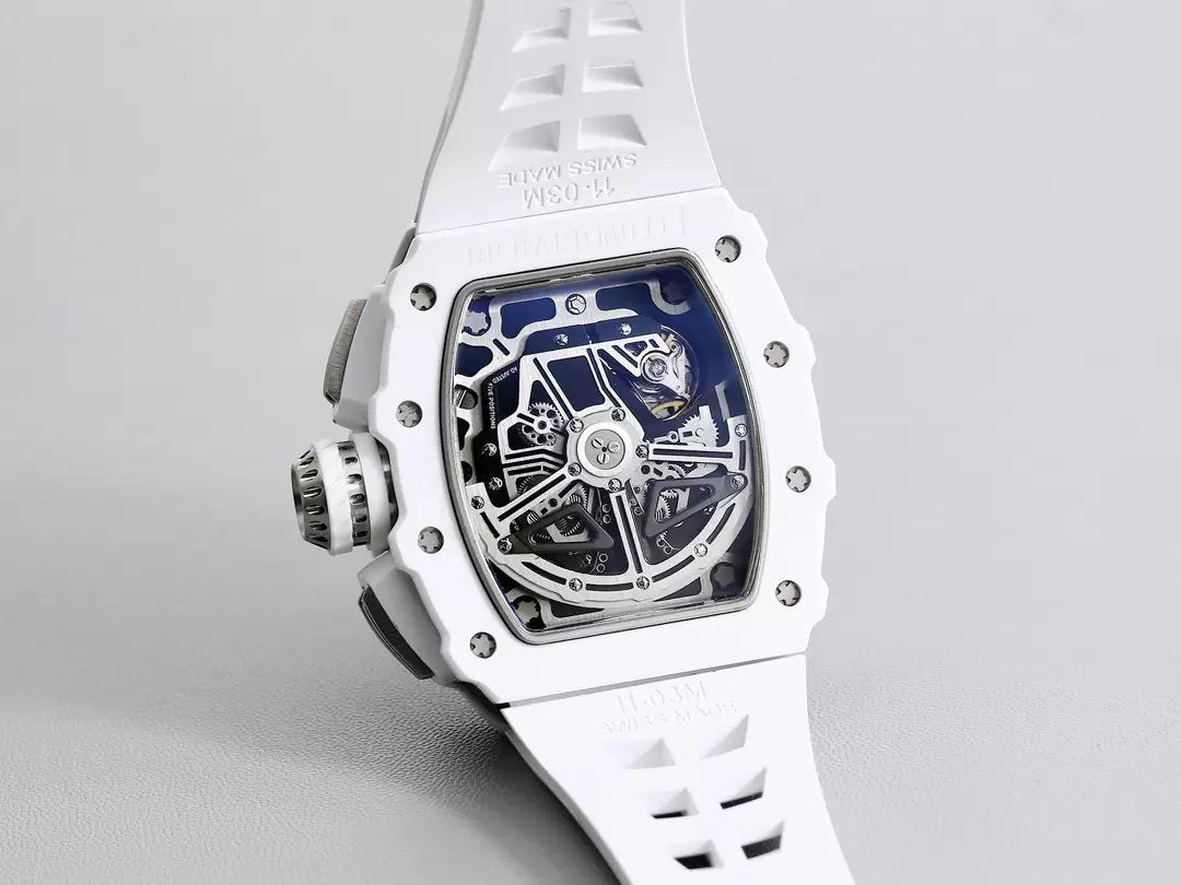 Richard Mille RM11-03 Meilleure édition KU+ Factory [KV - V5] Version Carbone Blanc 