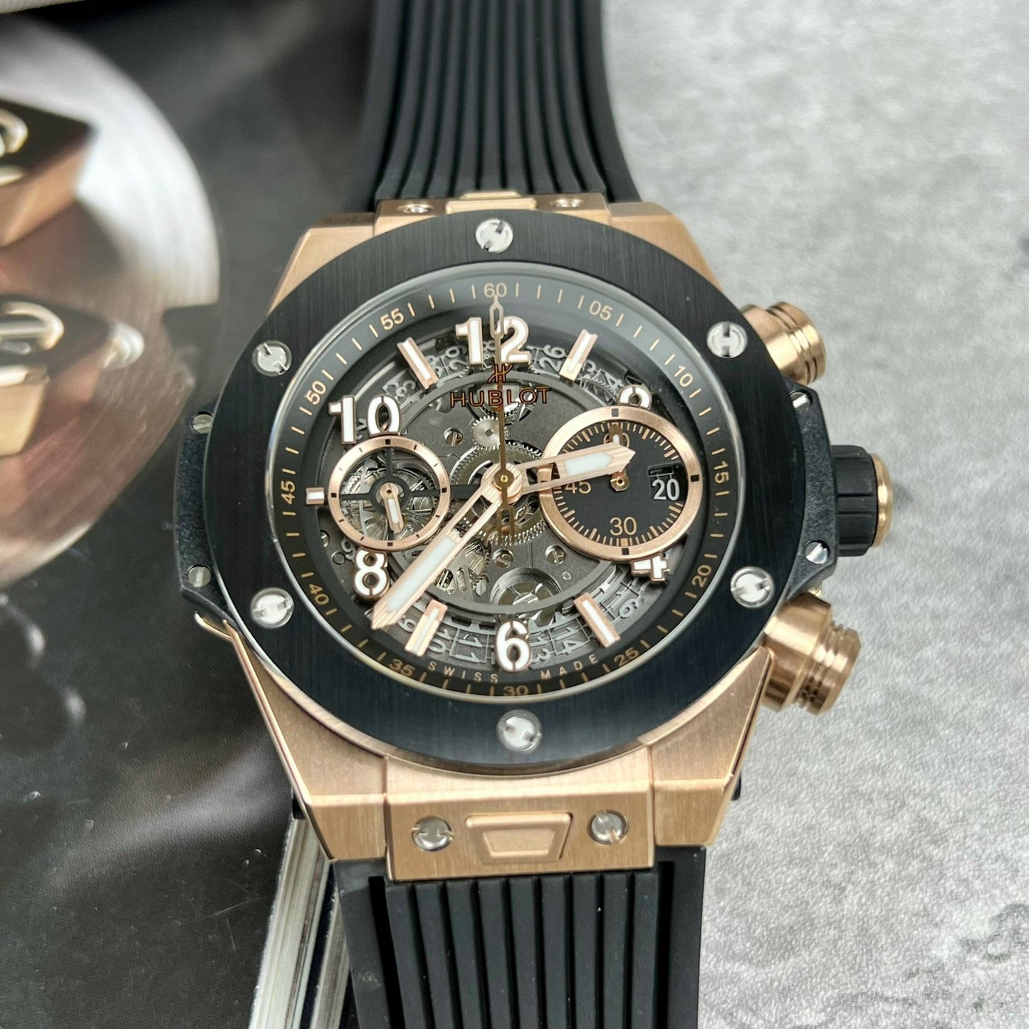 Hublot Big Bang Unico 441.OM.1181.RX 42 mm 1: 1 Meilleure édition BBF Factory Bracelet en caoutchouc 