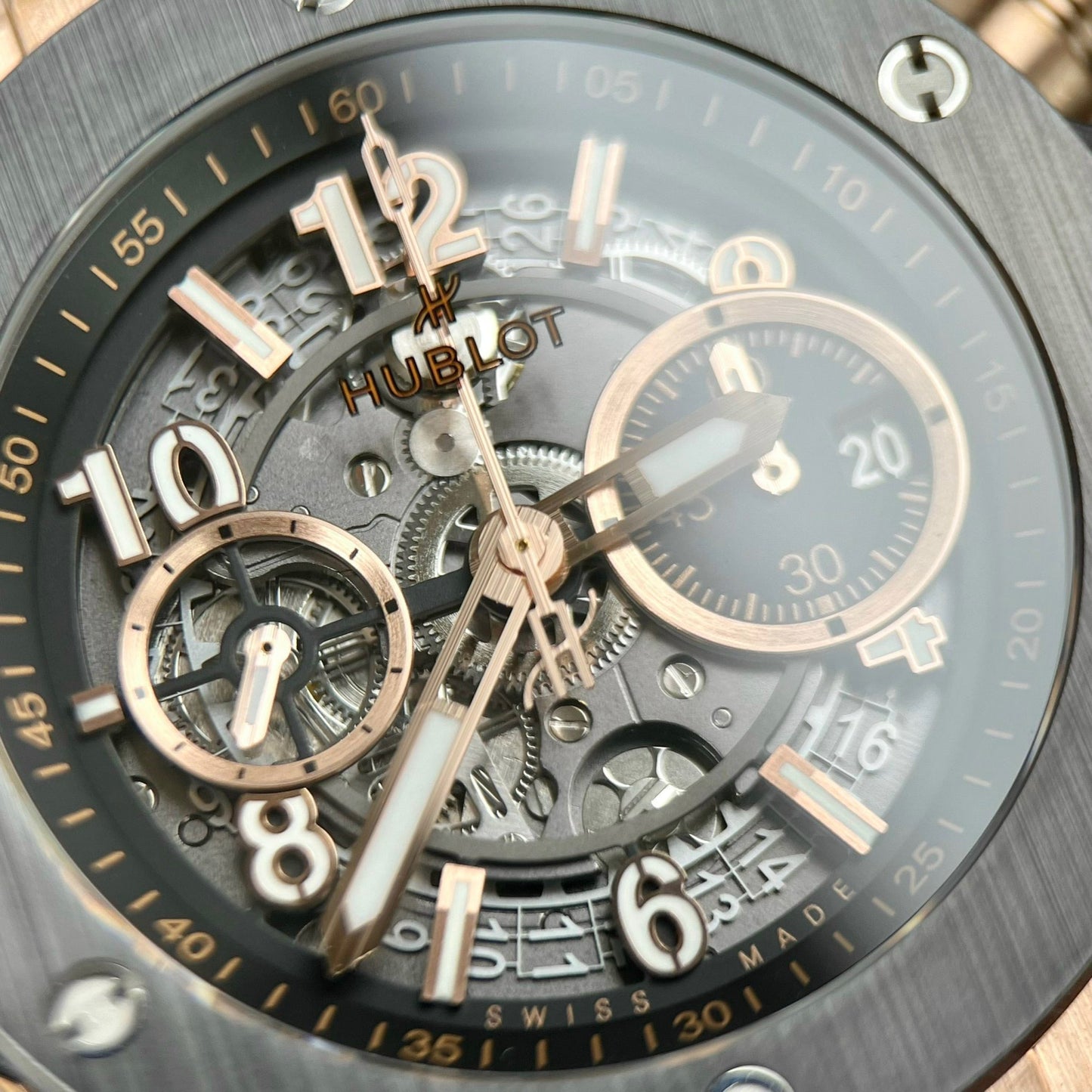 Hublot Big Bang Unico 441.OM.1181.RX 42 mm 1: 1 Meilleure édition BBF Factory Bracelet en caoutchouc 