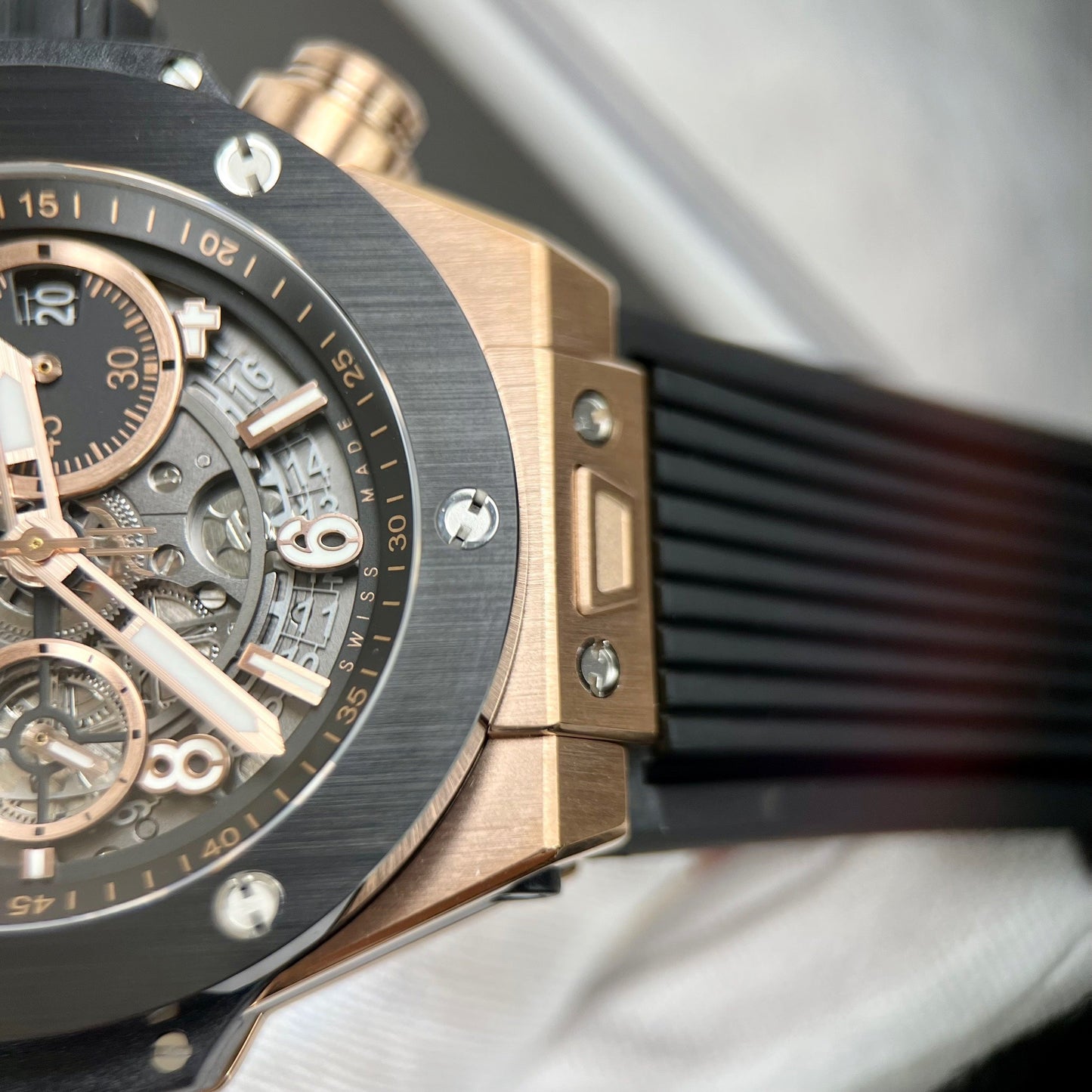 Hublot Big Bang Unico 441.OM.1181.RX 42 mm 1: 1 Meilleure édition BBF Factory Bracelet en caoutchouc 