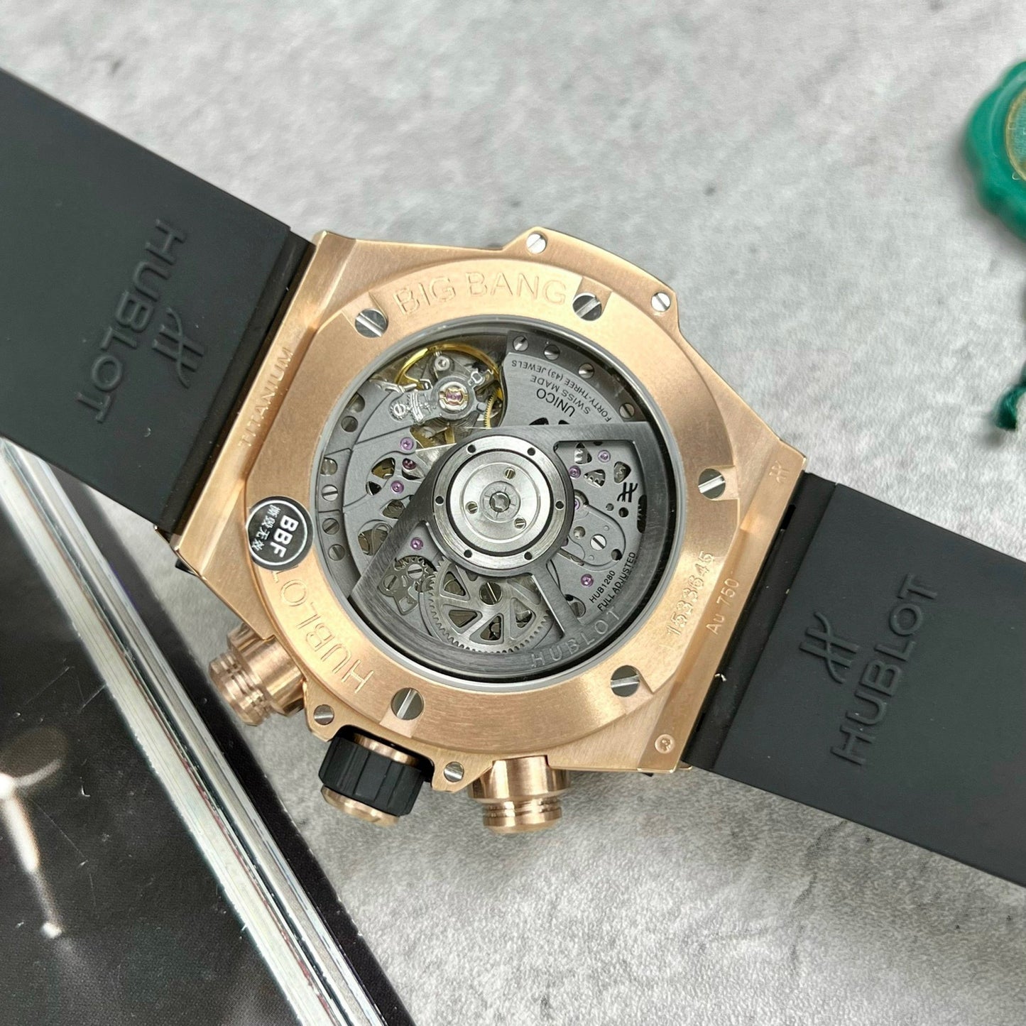 Hublot Big Bang Unico 441.OM.1181.RX 42 mm 1: 1 Meilleure édition BBF Factory Bracelet en caoutchouc 