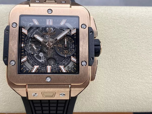 Hublot SQUARE BANG UNICO 821.OX.0180.RX 1:1 Beste Edition BBF Fabrik