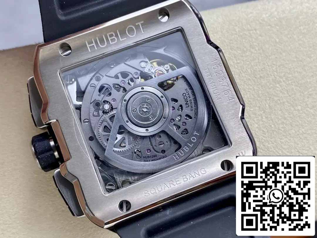 Hublot SQUARE BANG UNICO 821.NM.0170.RX 1:1 Meilleure édition BBF Factory Lunette noire