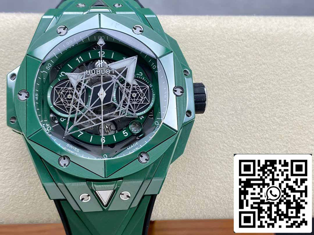 Hublot Big Bang Sang Bleu II 418.GX.5207.RX.MXM22 1:1 Meilleure édition BBF Factory Green Ceramic 