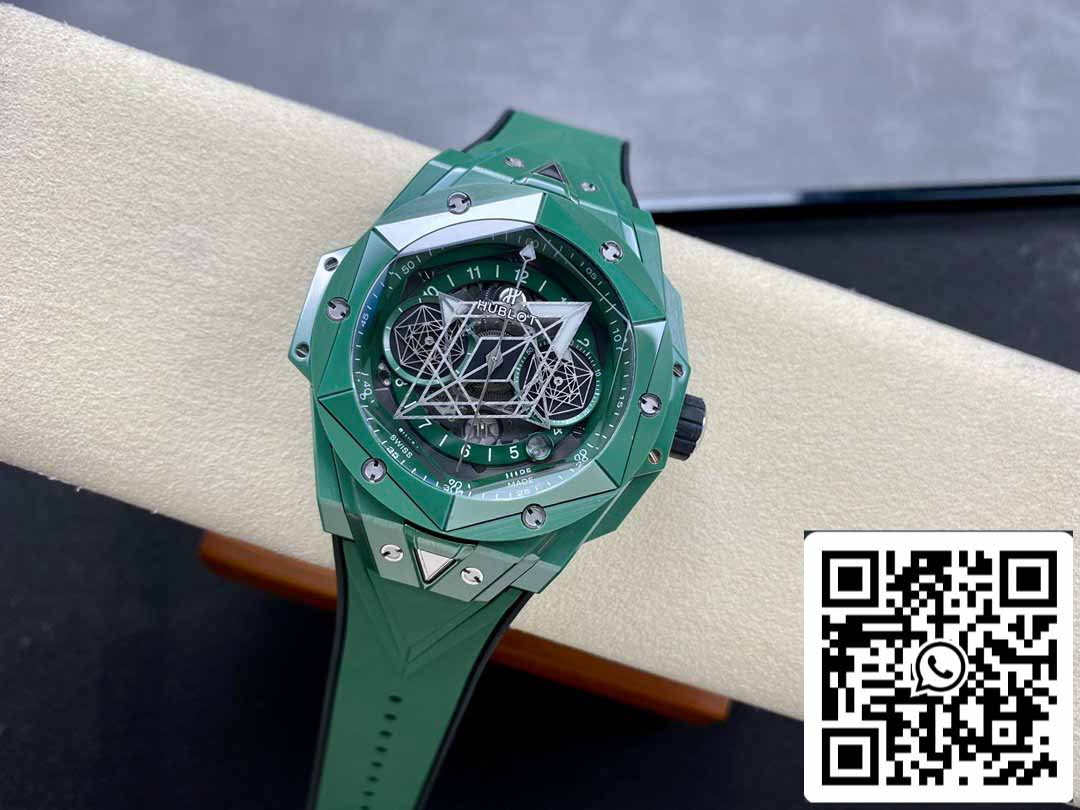 Hublot Big Bang Sang Bleu II 418.GX.5207.RX.MXM22 1:1 Meilleure édition BBF Factory Green Ceramic 