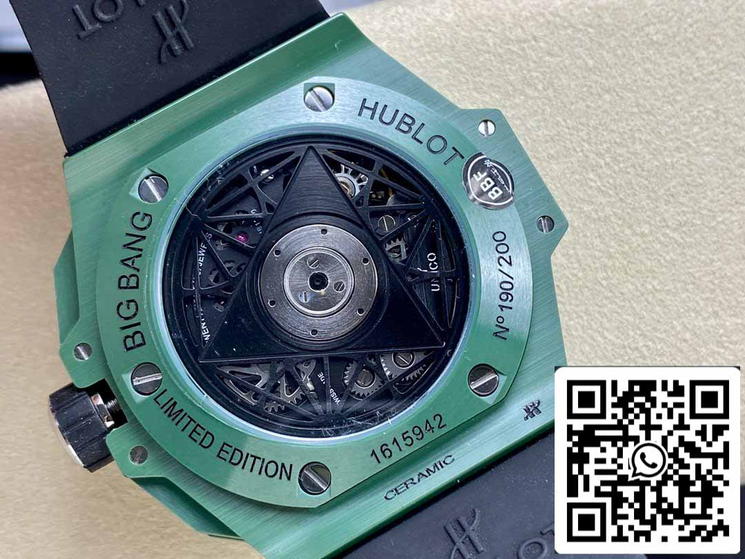 Hublot Big Bang Sang Bleu II 418.GX.5207.RX.MXM22 1:1 Meilleure édition BBF Factory Green Ceramic 