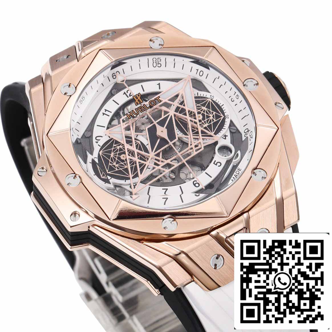 Hublot Big Bang Sang Bleu 418.OX.2001.RX.MXM20 1:1 Meilleure édition BBF Factory Or rose 