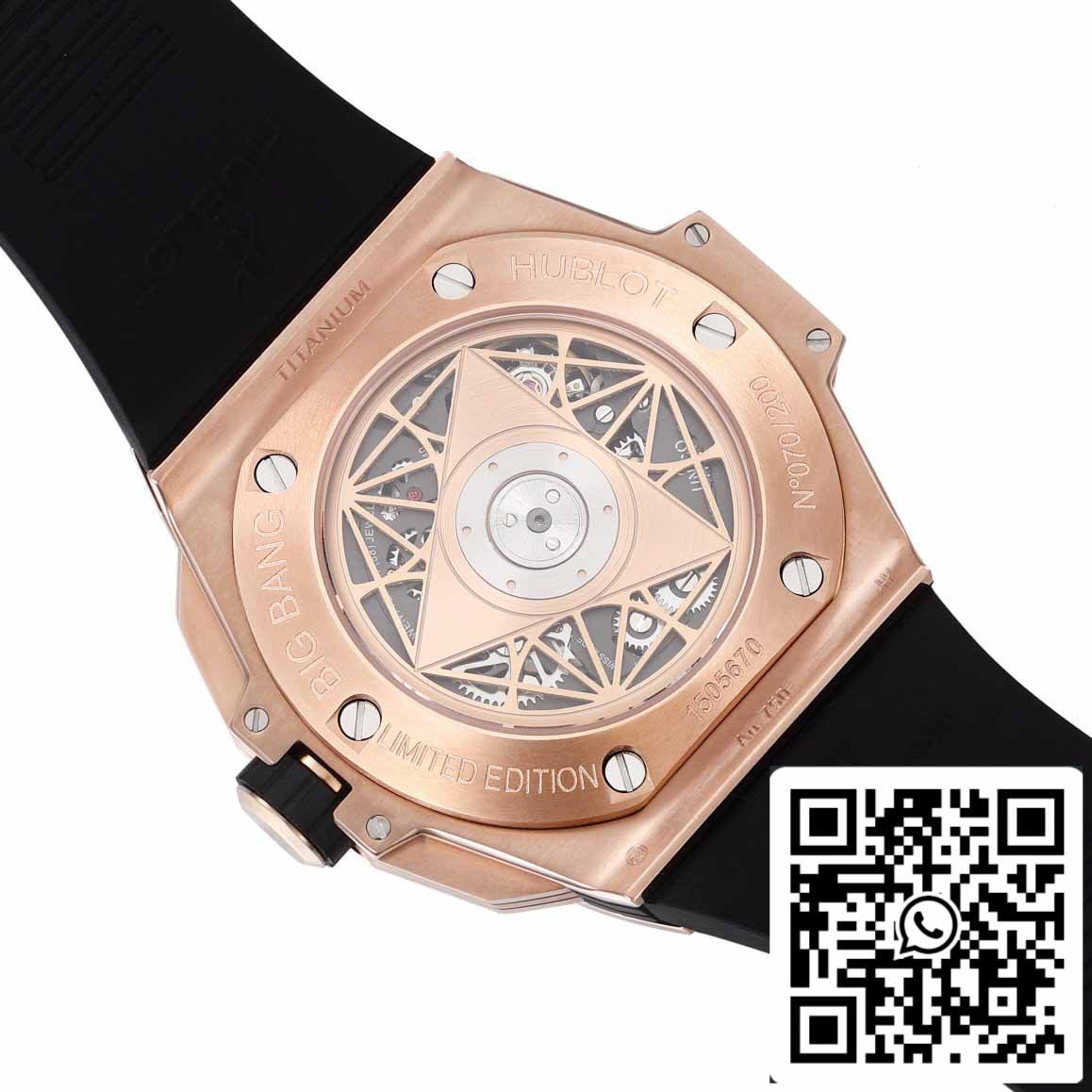 Hublot Big Bang Sang Bleu 418.OX.2001.RX.MXM20 1:1 Meilleure édition BBF Factory Or rose 