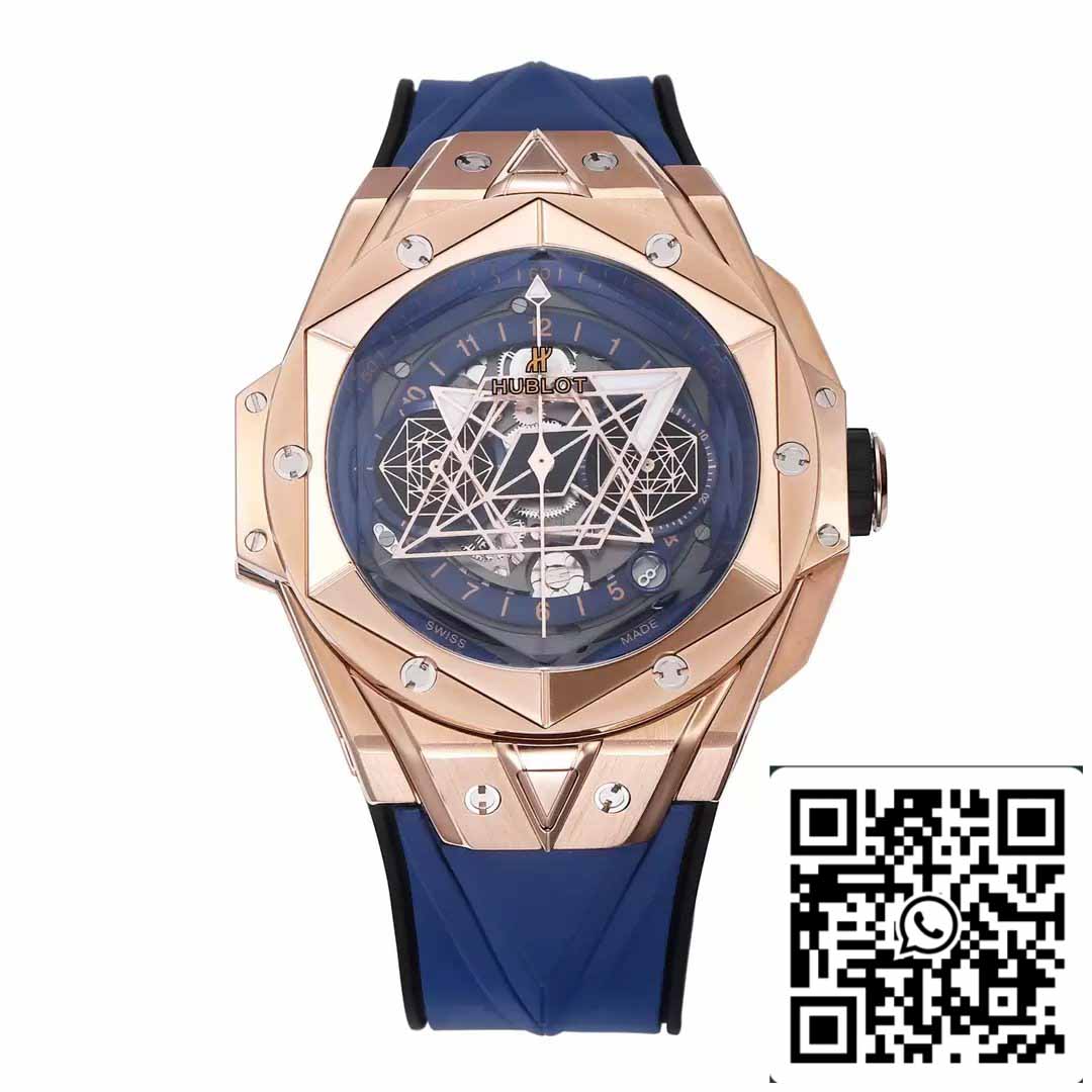 Hublot Big Bang Sang Bleu 418.OX.5108.RX.MXM20 1:1 Meilleure édition BBF Factory Blue Strap 