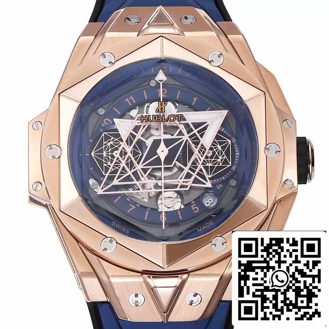 Hublot Big Bang Sang Bleu 418.OX.5108.RX.MXM20 1:1 Meilleure édition BBF Factory Blue Strap 