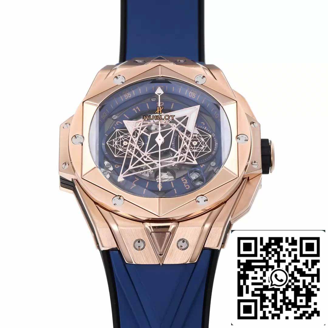 Hublot Big Bang Sang Bleu 418.OX.5108.RX.MXM20 1:1 Meilleure édition BBF Factory Blue Strap 