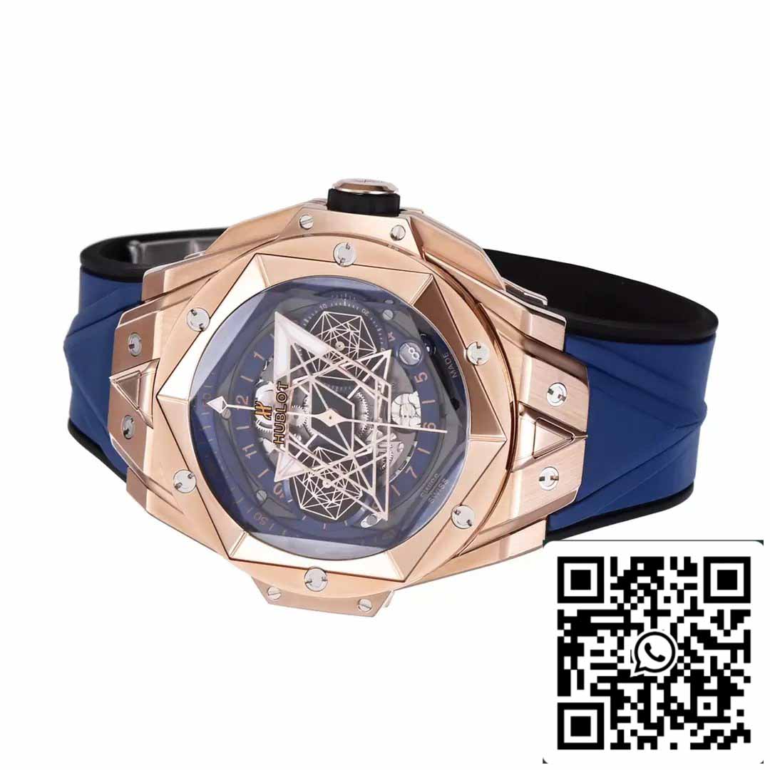 Hublot Big Bang Sang Bleu 418.OX.5108.RX.MXM20 1:1 Meilleure édition BBF Factory Blue Strap 