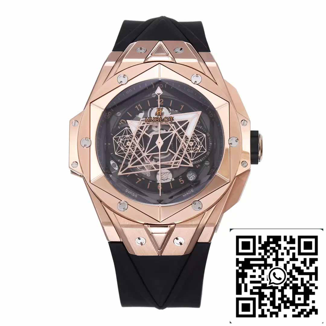 Hublot Big Bang Sang Bleu 418.OX.1108.RX.MXM19 1:1 Meilleure édition BBF Factory Bracelet noir 