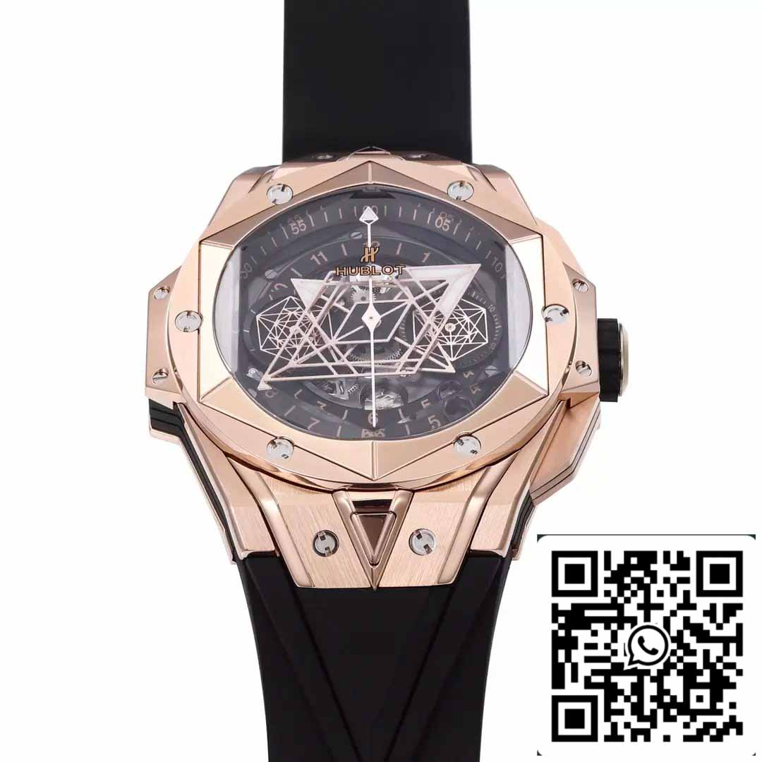 Hublot Big Bang Sang Bleu 418.OX.1108.RX.MXM19 1:1 Meilleure édition BBF Factory Bracelet noir 