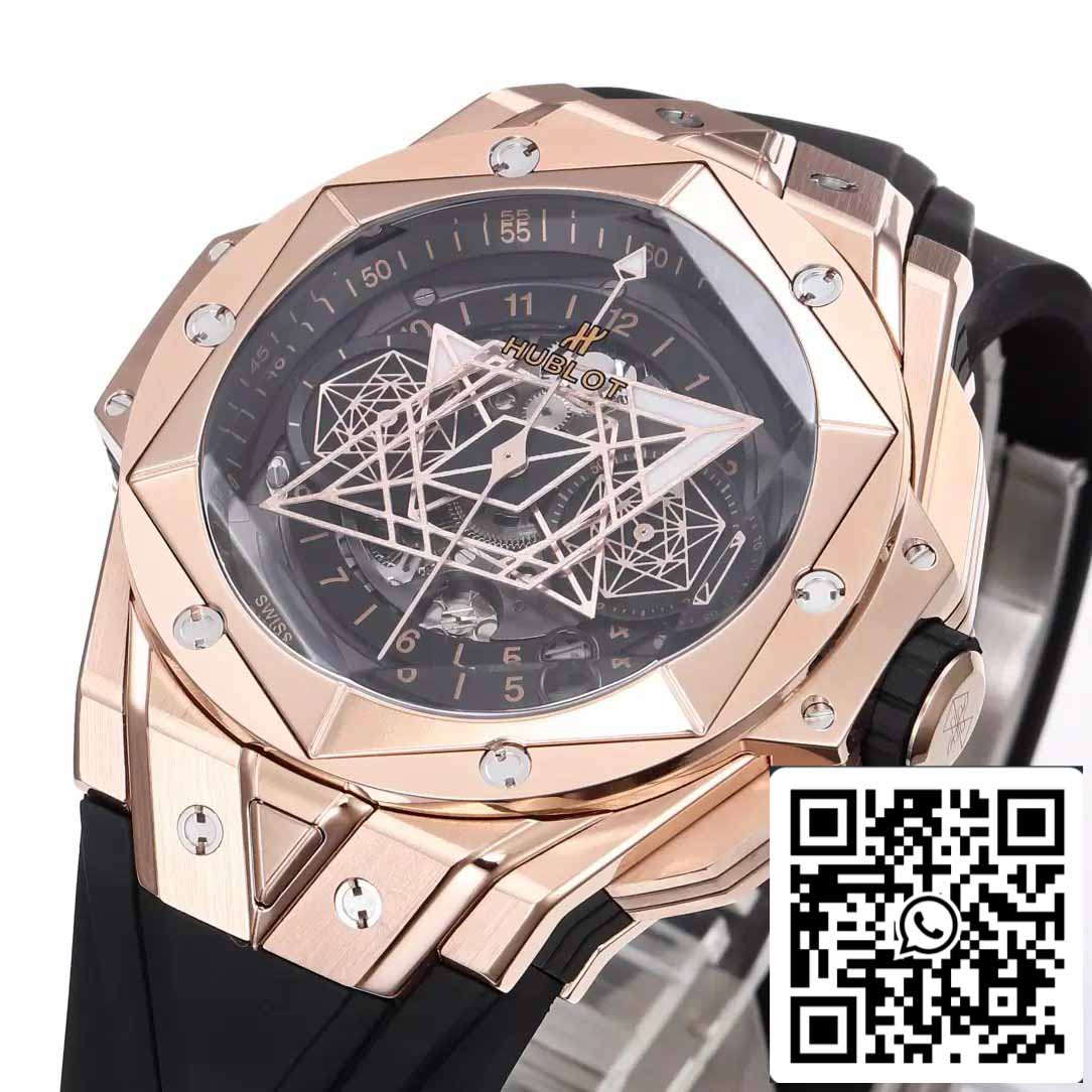 Hublot Big Bang Sang Bleu 418.OX.1108.RX.MXM19 1:1 Meilleure édition BBF Factory Bracelet noir 