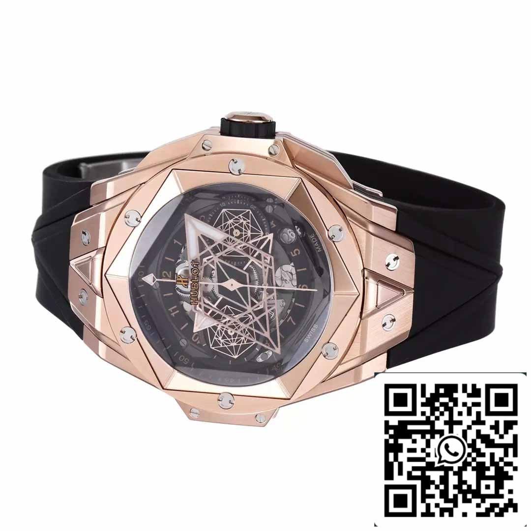 Hublot Big Bang Sang Bleu 418.OX.1108.RX.MXM19 1:1 Meilleure édition BBF Factory Bracelet noir 