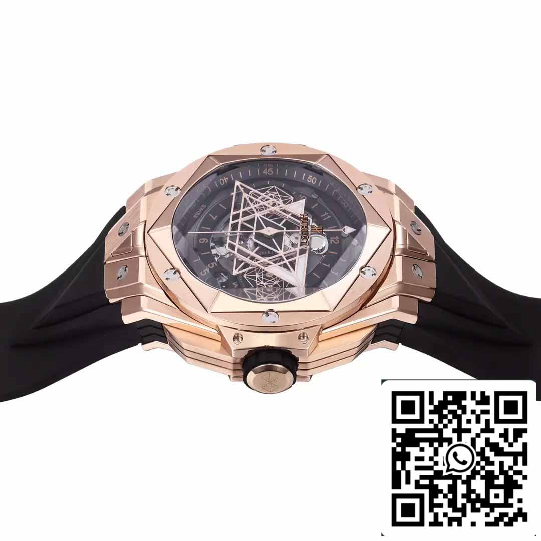 Hublot Big Bang Sang Bleu 418.OX.1108.RX.MXM19 1:1 Meilleure édition BBF Factory Bracelet noir 