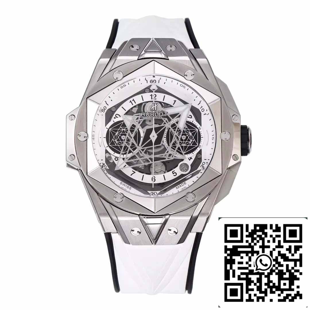 Hublot Big Bang Sang Bleu 418.NX.2001.RX.MXM20 1:1 Meilleure édition BBF Factory Bracelet blanc 