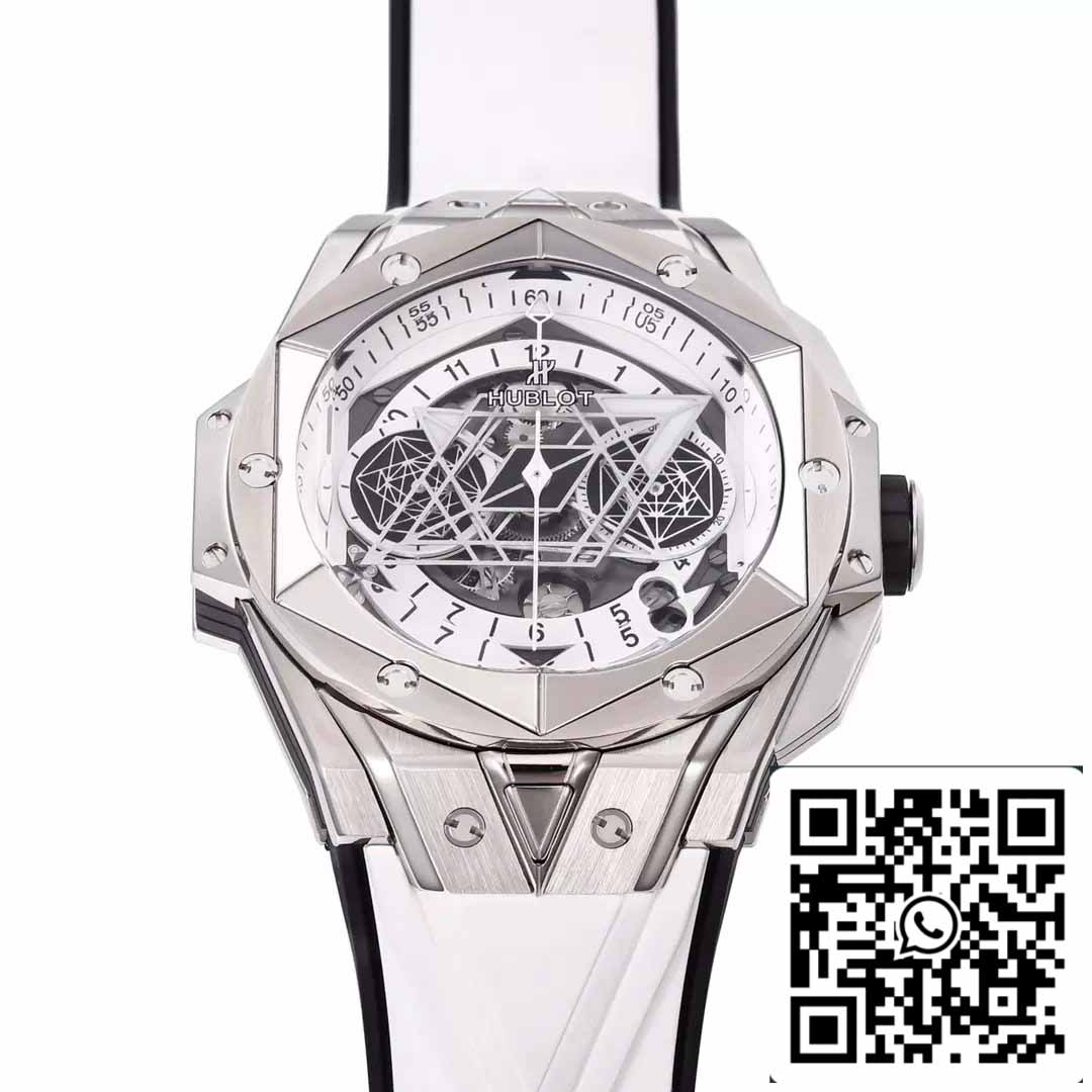 Hublot Big Bang Sang Bleu 418.NX.2001.RX.MXM20 1:1 Meilleure édition BBF Factory Bracelet blanc 