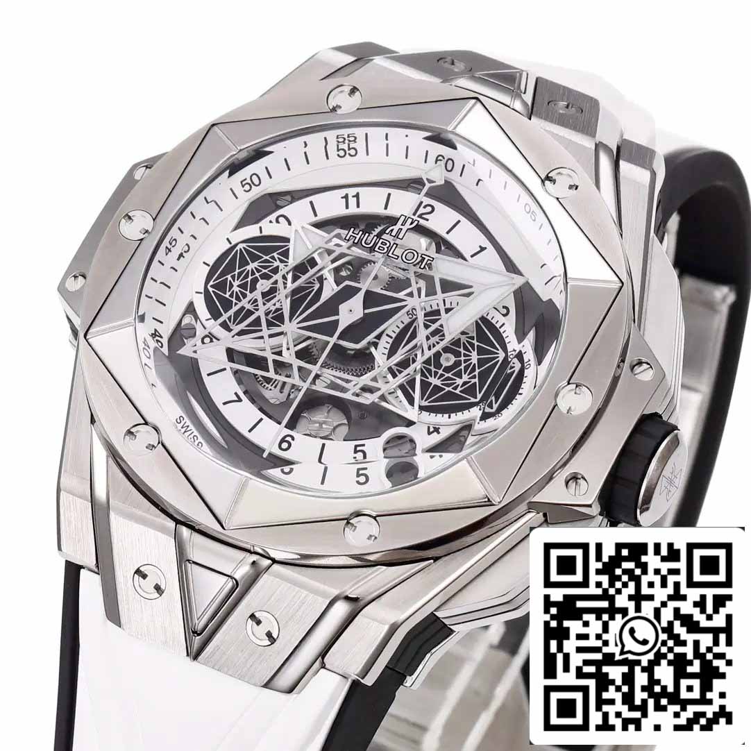 Hublot Big Bang Sang Bleu 418.NX.2001.RX.MXM20 1:1 Meilleure édition BBF Factory Bracelet blanc 