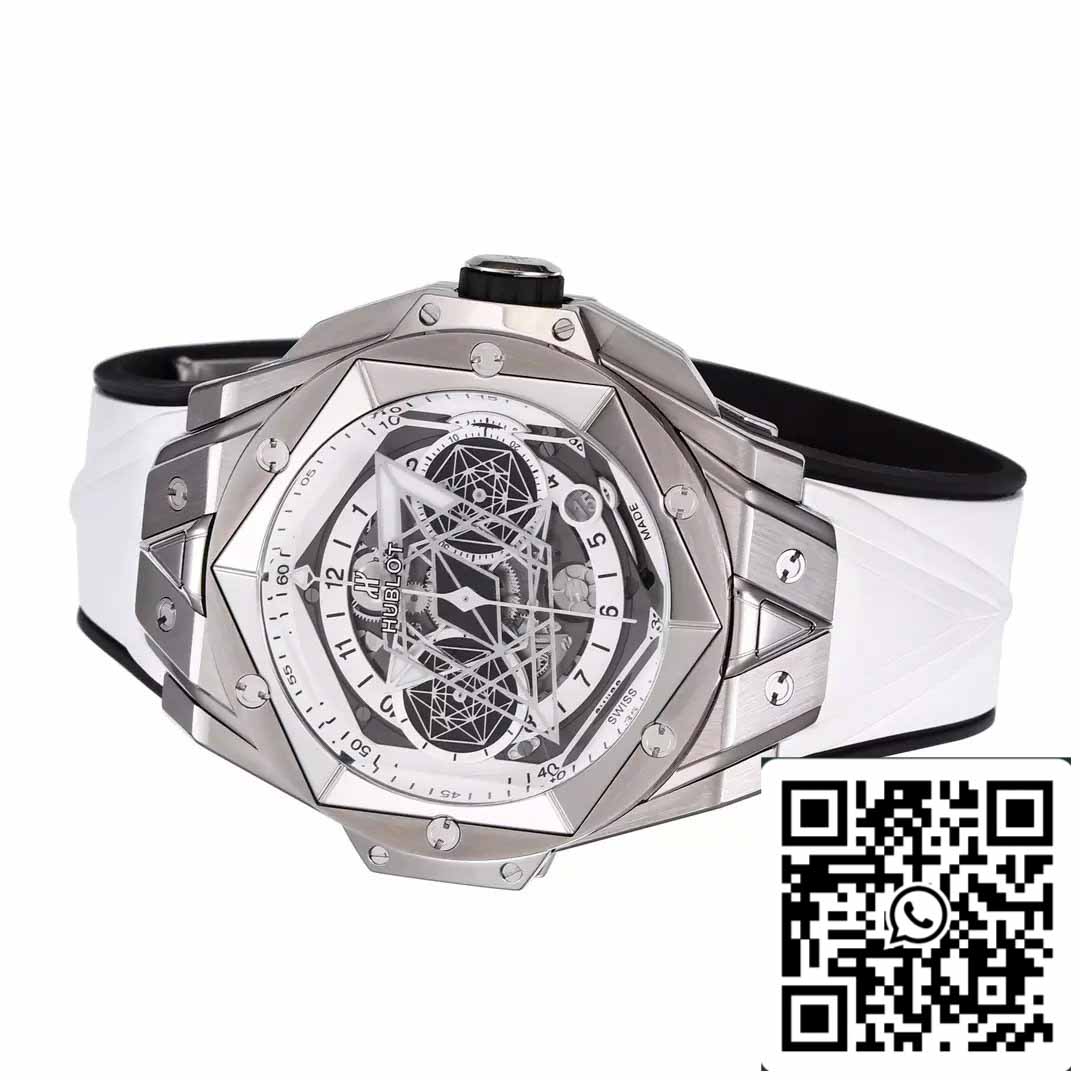 Hublot Big Bang Sang Bleu 418.NX.2001.RX.MXM20 1:1 Meilleure édition BBF Factory Bracelet blanc 