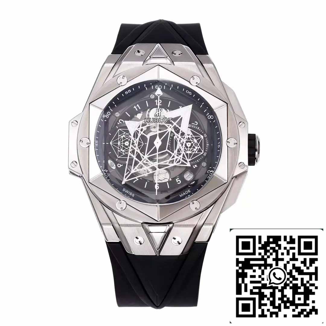 Hublot Big Bang Sang Bleu 418.NX.1107.RX.MXM19 1:1 Mejor Edición BBF Factory Correa Negra 