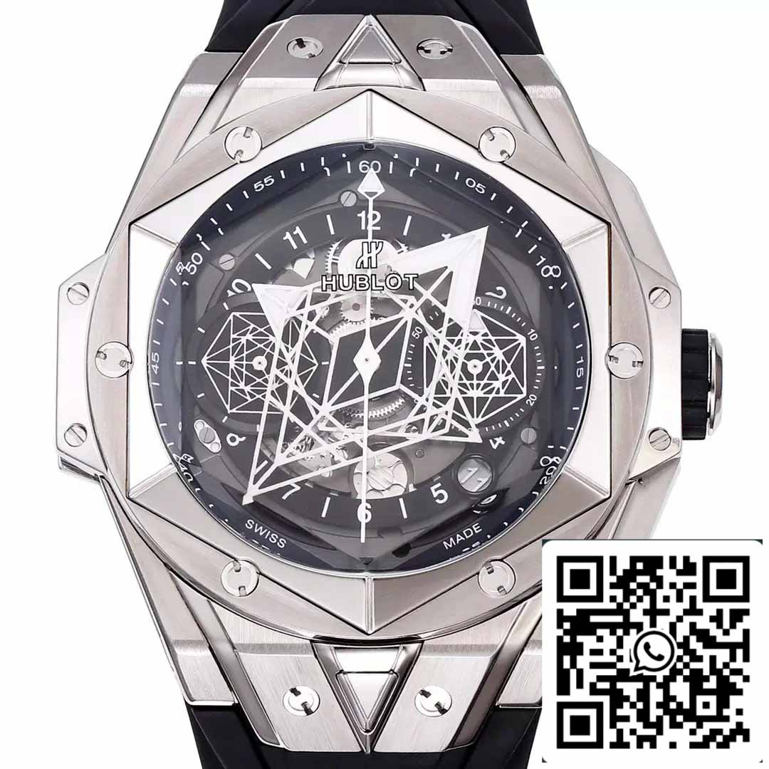 Hublot Big Bang Sang Bleu 418.NX.1107.RX.MXM19 1:1 Mejor Edición BBF Factory Correa Negra 