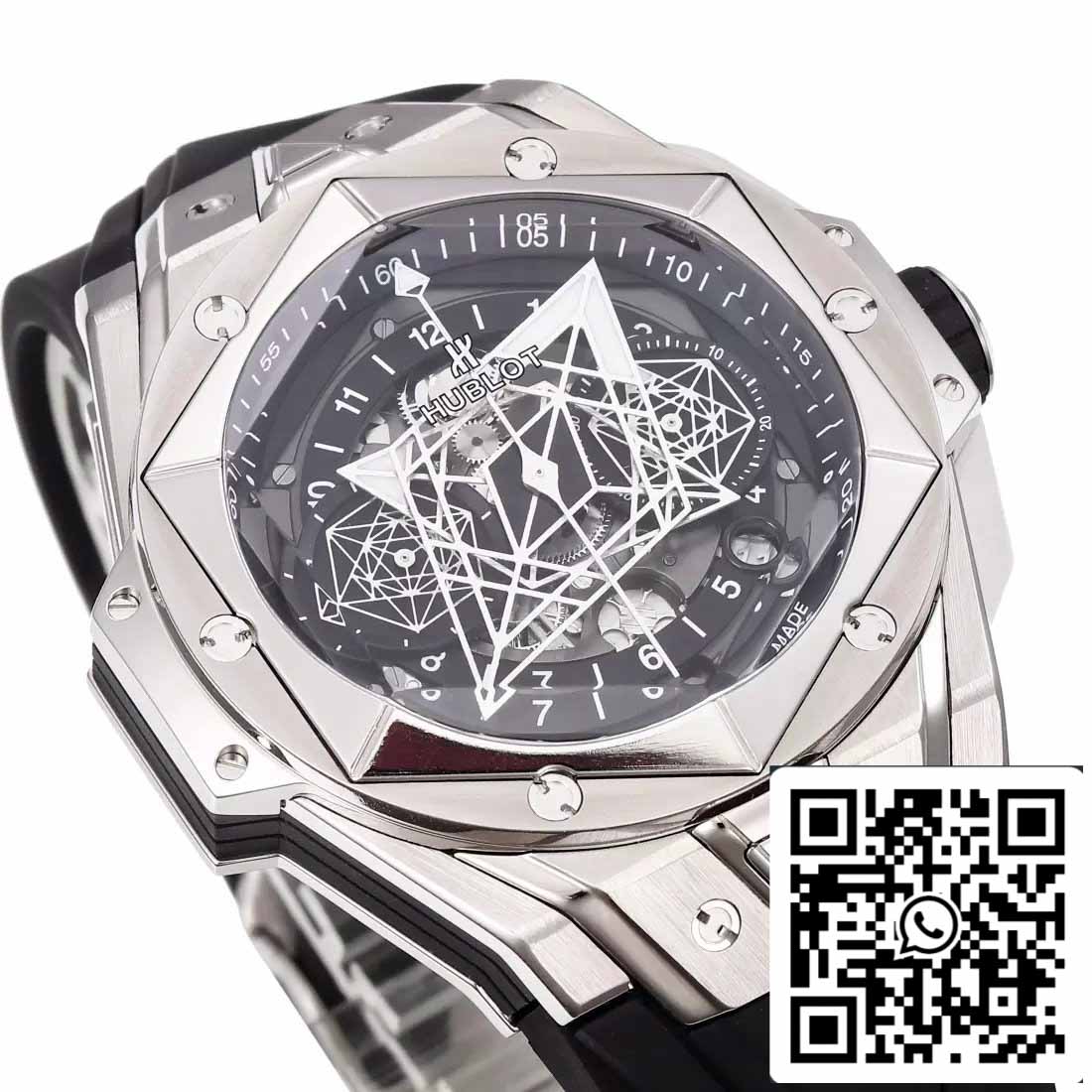 Hublot Big Bang Sang Bleu 418.NX.1107.RX.MXM19 1:1 Mejor Edición BBF Factory Correa Negra 