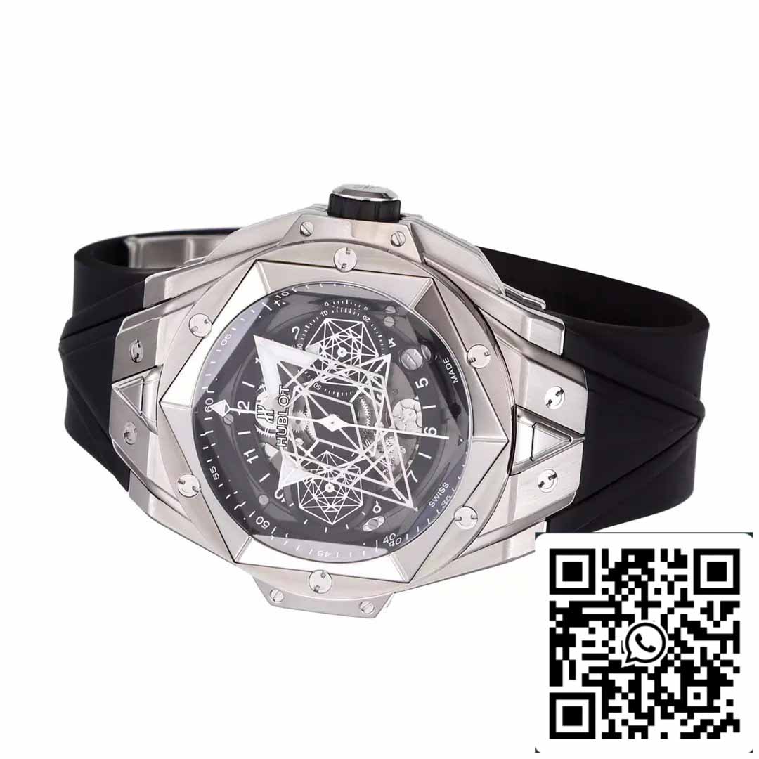 Hublot Big Bang Sang Bleu 418.NX.1107.RX.MXM19 1:1 Mejor Edición BBF Factory Correa Negra 