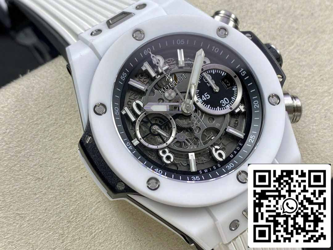 Hublot Big Bang Unico 411.HX.1170.RX 1:1 Meilleure édition BBF Factory Céramique blanche 