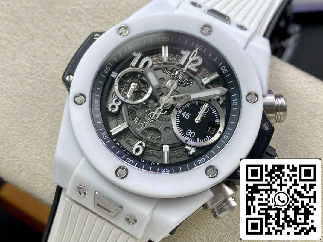 Hublot Big Bang Unico 411.HX.1170.RX 1:1 Meilleure édition BBF Factory Céramique blanche 