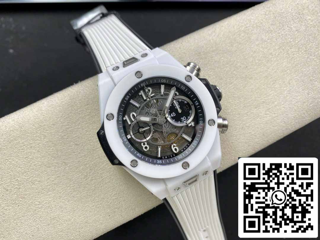 Hublot Big Bang Unico 411.HX.1170.RX 1:1 Meilleure édition BBF Factory Céramique blanche 