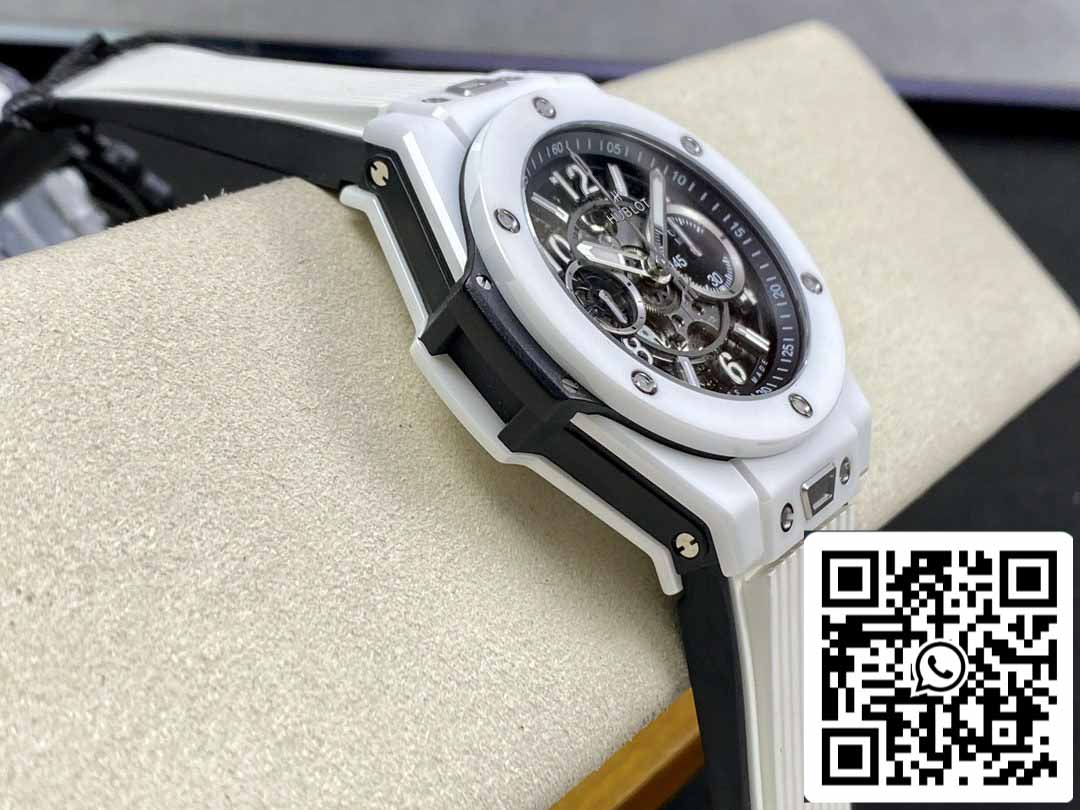 Hublot Big Bang Unico 411.HX.1170.RX 1:1 Meilleure édition BBF Factory Céramique blanche 