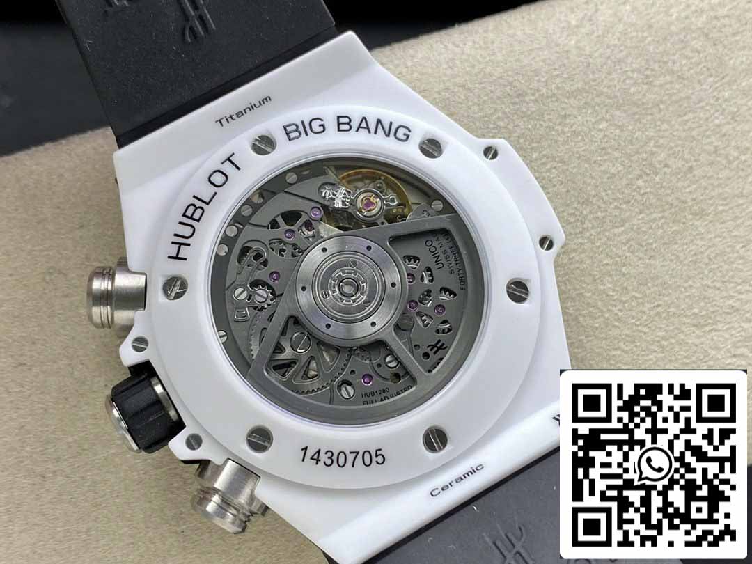 Hublot Big Bang Unico 411.HX.1170.RX 1:1 Meilleure édition BBF Factory Céramique blanche 